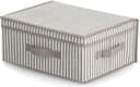 Zeller Present Aufbewahrungsbox Stripes | Beige