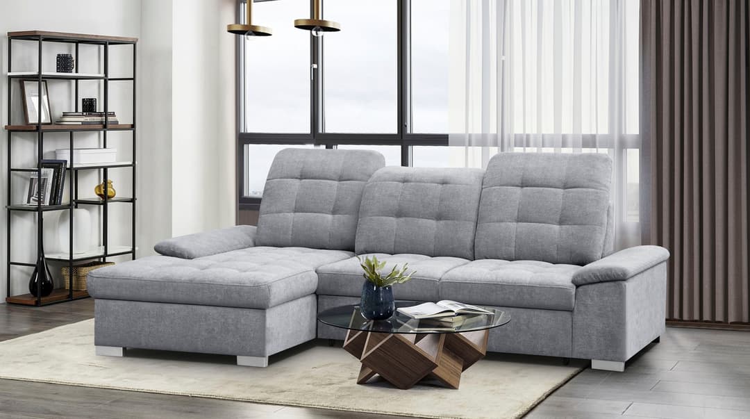 WERK2 Ecksofa Carmen | Grau