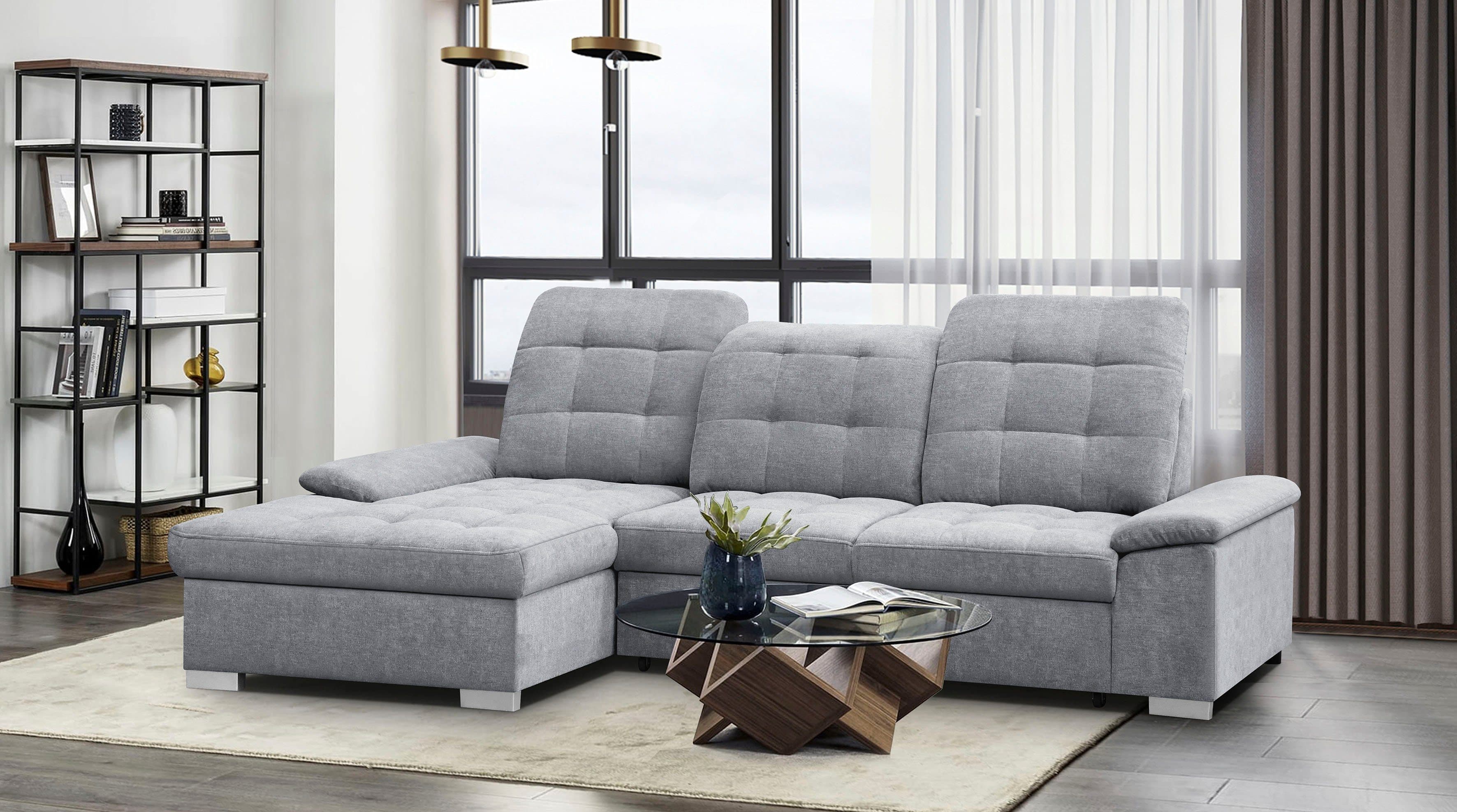 WERK2 Ecksofa Carmen | Grau