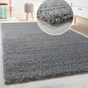Paco Home Hochflor-Teppich Sky | Grau