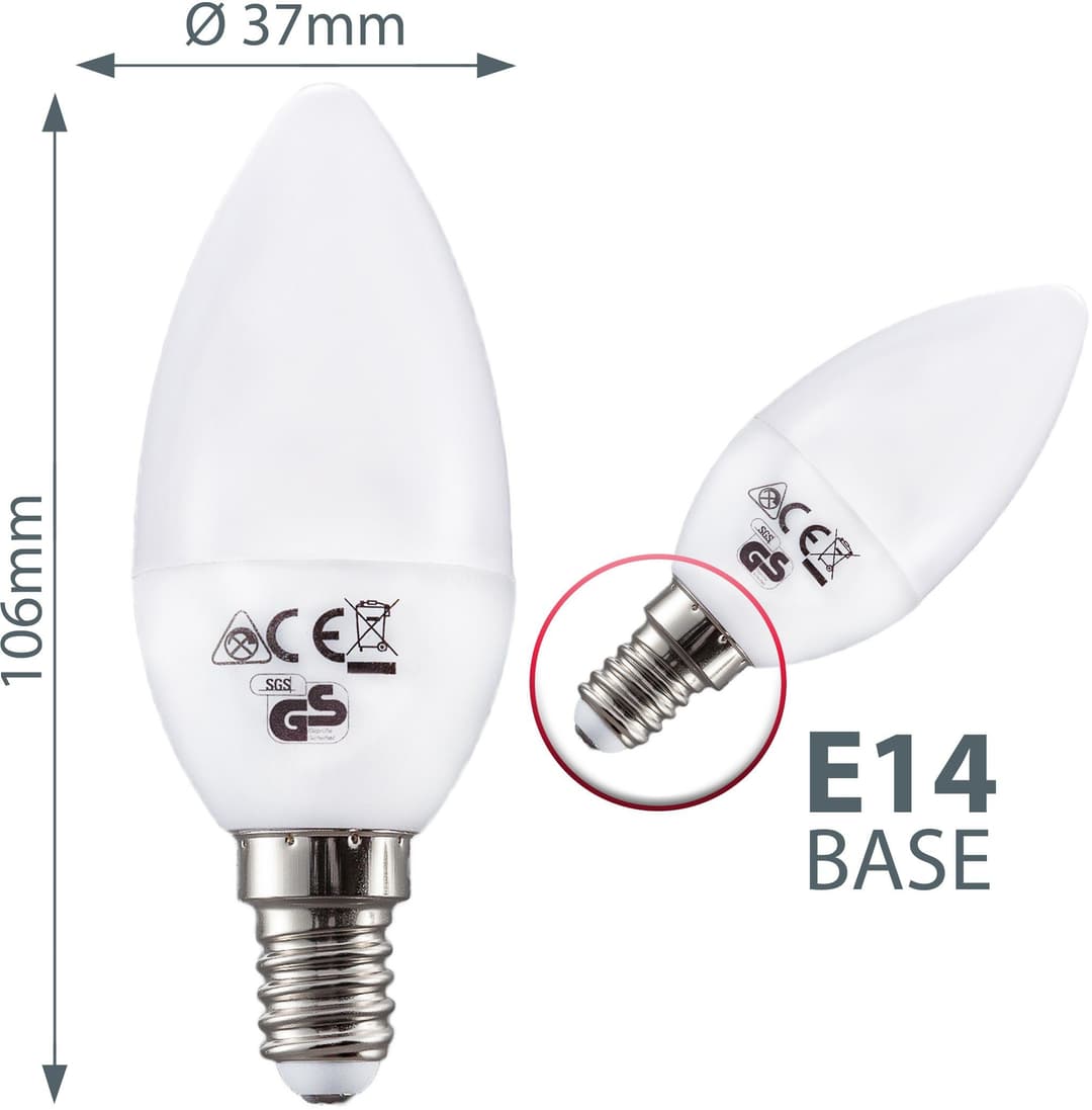 B.K.Licht LED-Leuchtmittel | Weiß