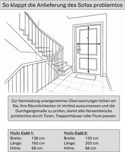 LeGer Home by Lena Gercke Ecksofa PIARA XXL | Beige