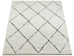 the carpet Teppich Bahar Shaggy | Beige