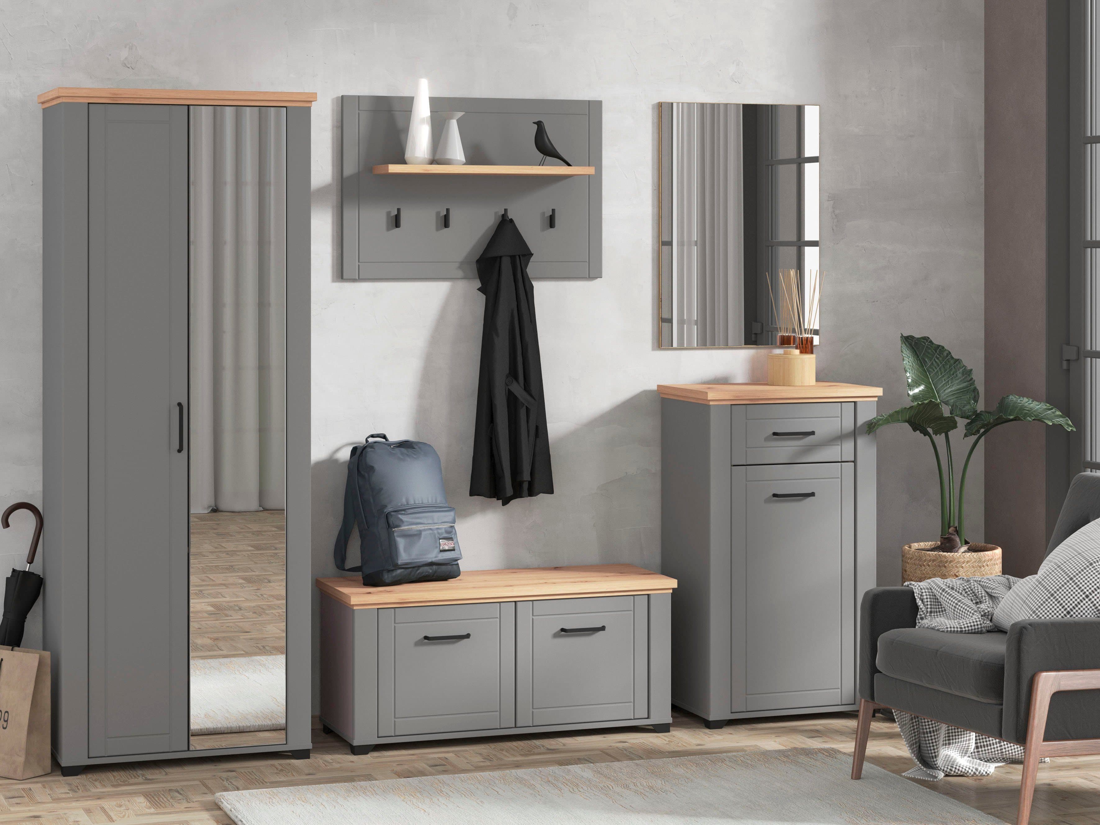 Home affaire Garderoben-Set Valencia | Grau