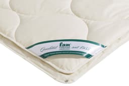 fan Naturhaarbettdecke Wolle Anti Milbe | Weiß