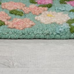 FLAIR RUGS Wollteppich Emilia Floral | Mehrfarbig