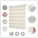 Doppelrollo Duo-Rollo Klemmfix | Beige