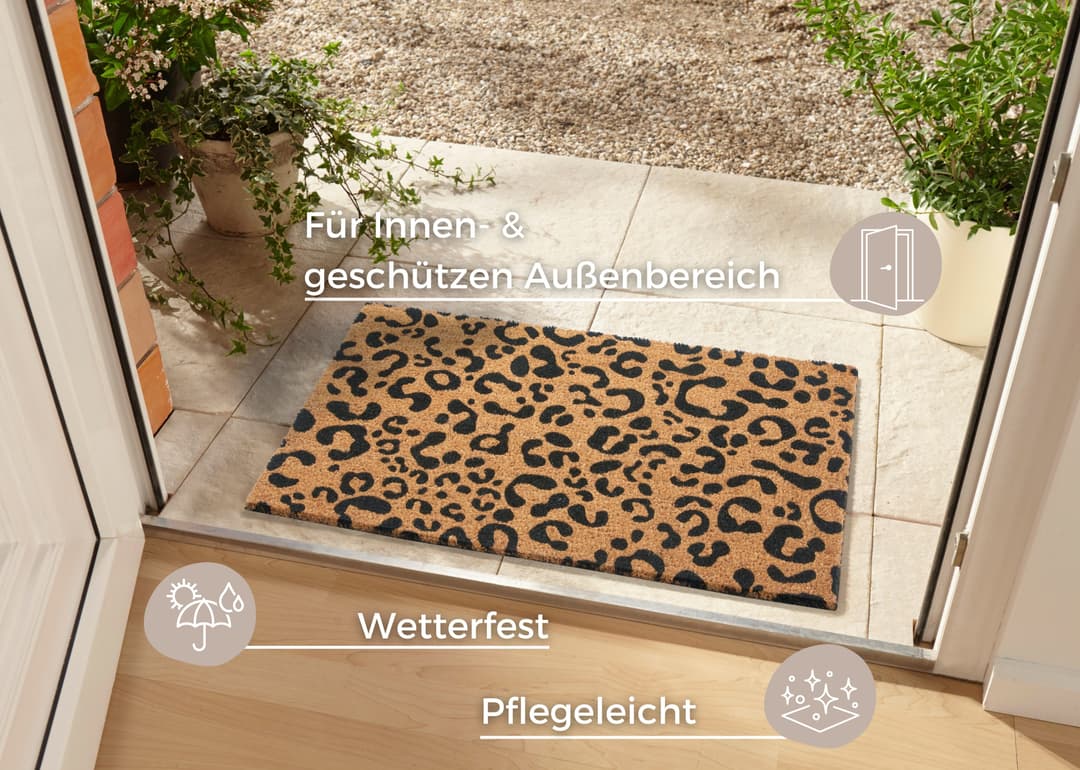 HANSE Home Mix Mats Fußmatte | Braun