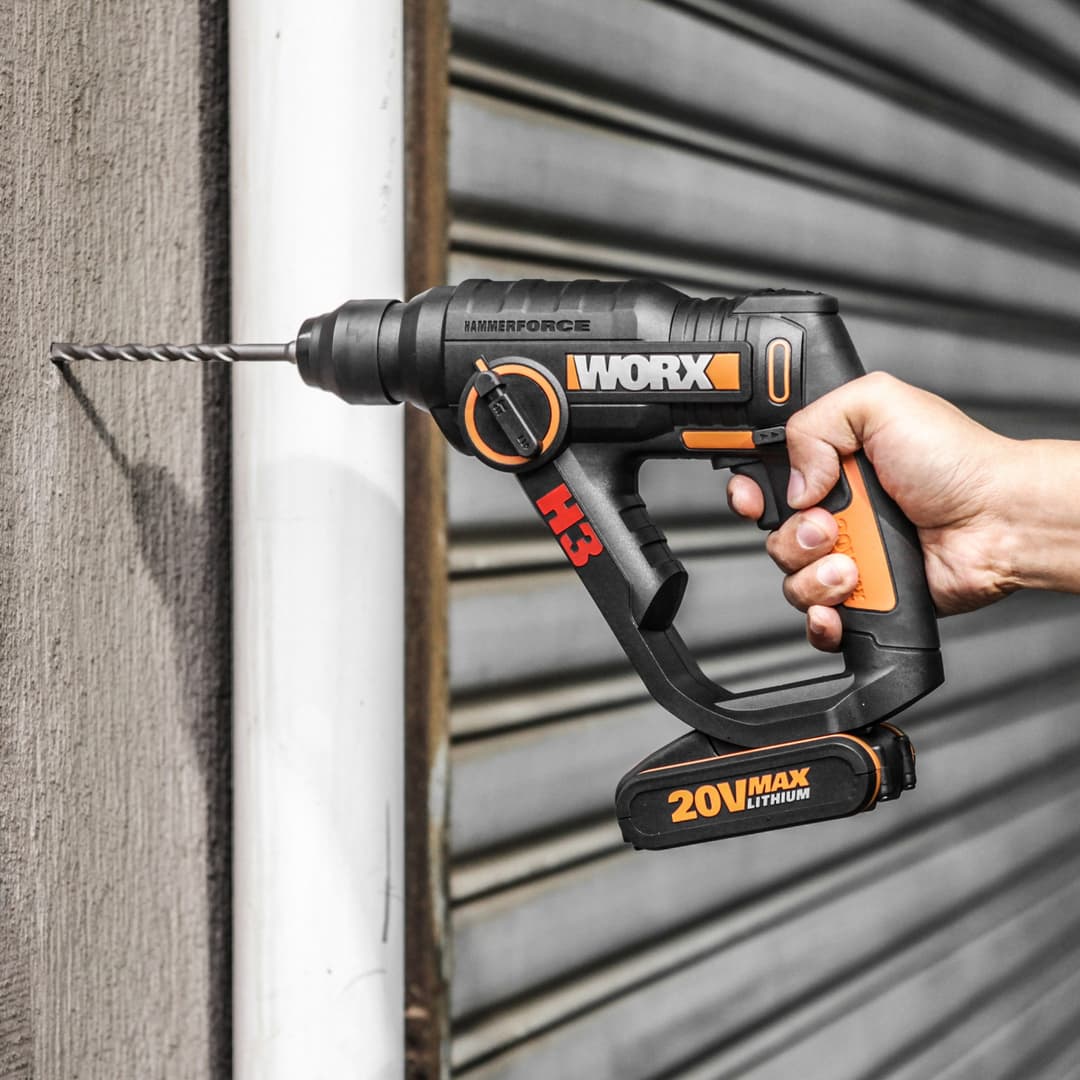 Worx Akku-Bohrhammer WX390.9 | Schwarz