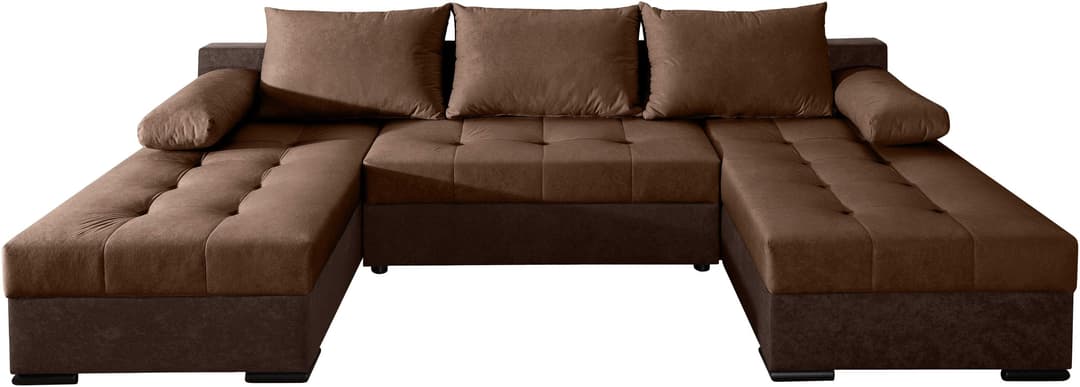 COLLECTION AB Wohnlandschaft Josy U-Form | Braun