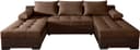 COLLECTION AB Wohnlandschaft Josy U-Form | Braun 2
