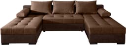 COLLECTION AB Wohnlandschaft Josy U-Form | Braun