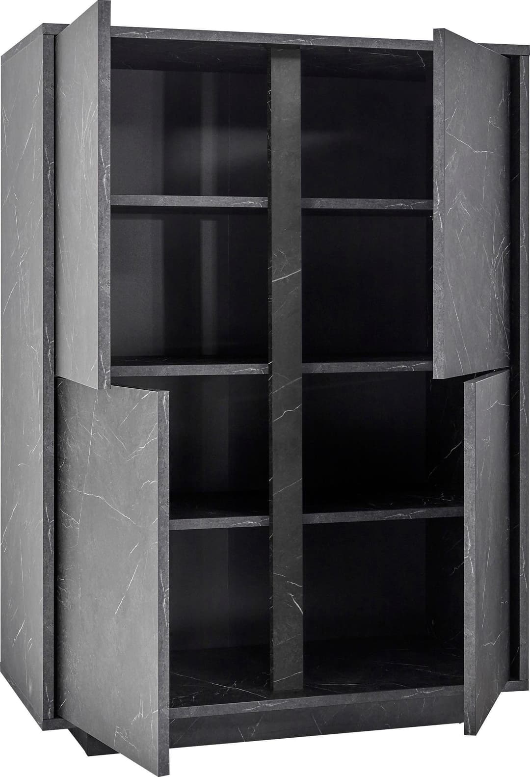 Home affaire Highboard Carrara | Grau