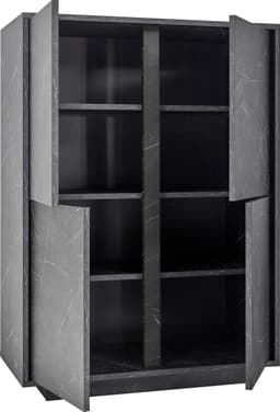 Home affaire Highboard Carrara | Grau