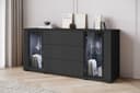 home affaire Sideboard modernes Design | Schwarz 4