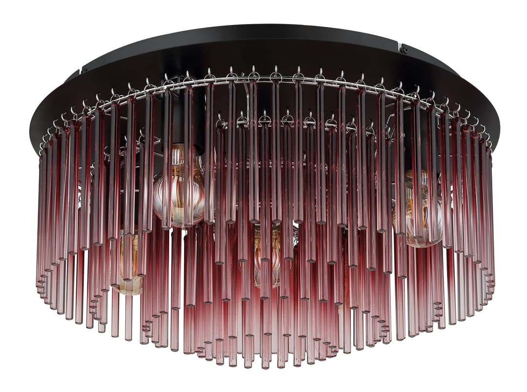 GLOBO LIGHTING Deckenleuchte GORLEY | Rot
