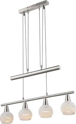 GLOBO LIGHTING LED-Hängeleuchte ELLIOTT | Silber
