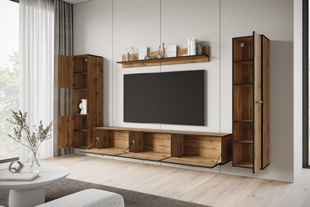 Home affaire Wohnwand BOGOTA XL | Holztöne