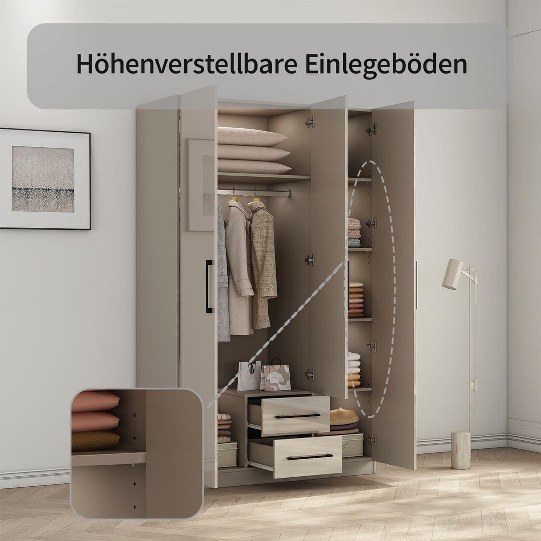 OTTO home Kleiderschrank Sylt | Beige