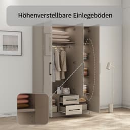 OTTO home Kleiderschrank Sylt | Beige
