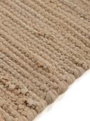 carpetfine Teppich Kelim Chindi uni | Beige 5