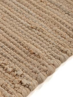 carpetfine Teppich Kelim Chindi uni | Beige
