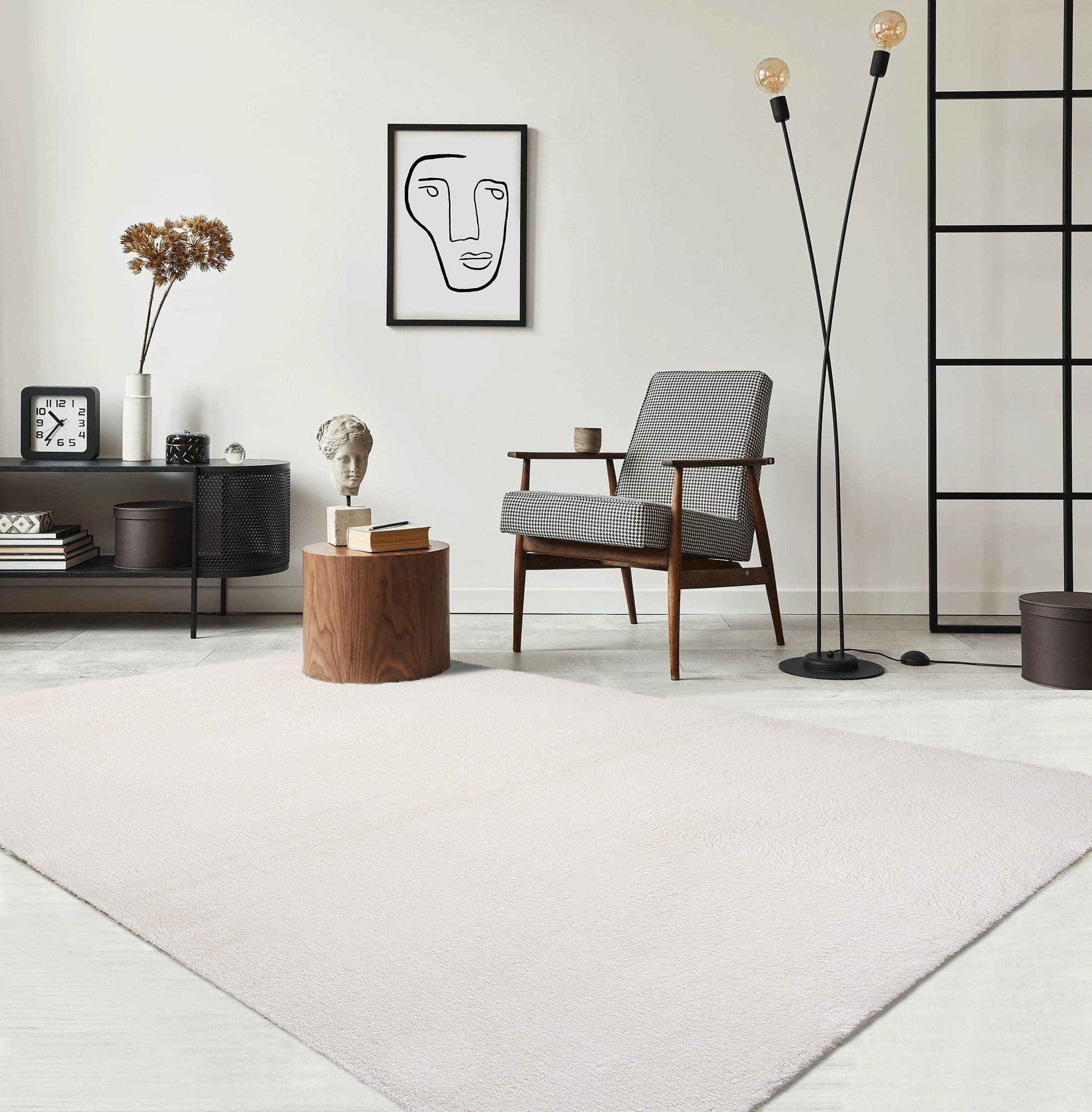 the carpet Teppich Relax | Beige
