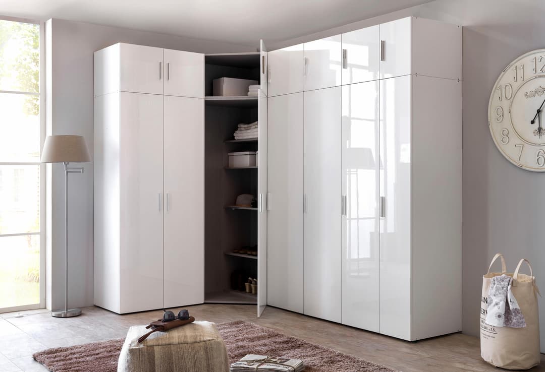 Wimex Drehtürenschrank Malta | Weiß