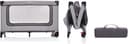 Fillikid Baby-Reisebett Standard grau melange | Grau 2
