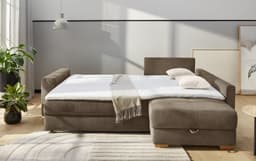 Jockenhöfer Gruppe Ecksofa Sunset L-Form | Braun