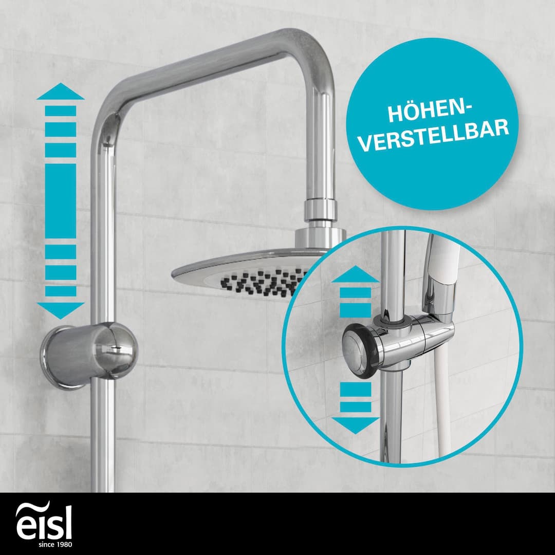 Eisl Brausegarnitur DUSCHTRAUM | Silber
