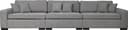 Home affaire 3-Sitzer Skara XXL Lounge-Sofa | Grau 2