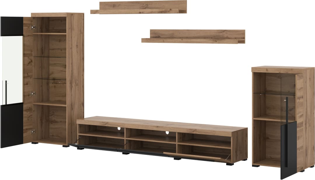 OTTO home Wohnwand Roger | Holztöne