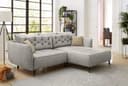 Jockenhöfer Gruppe Ecksofa Salo L-Form | Grau