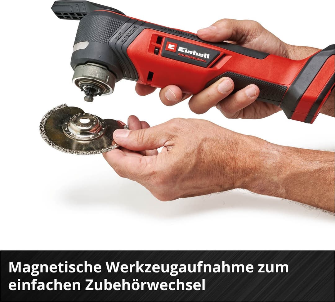 Einhell Akku-Multifunktionswerkzeug TP-MG 18 Li BL - Solo | Rot
