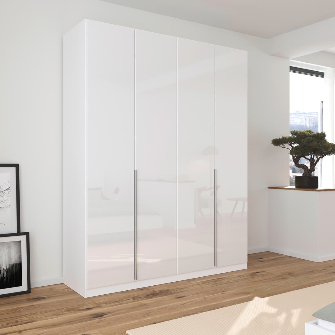 OTTO home Drehtürenschrank Kleiderschrank AGORDO | Weiß