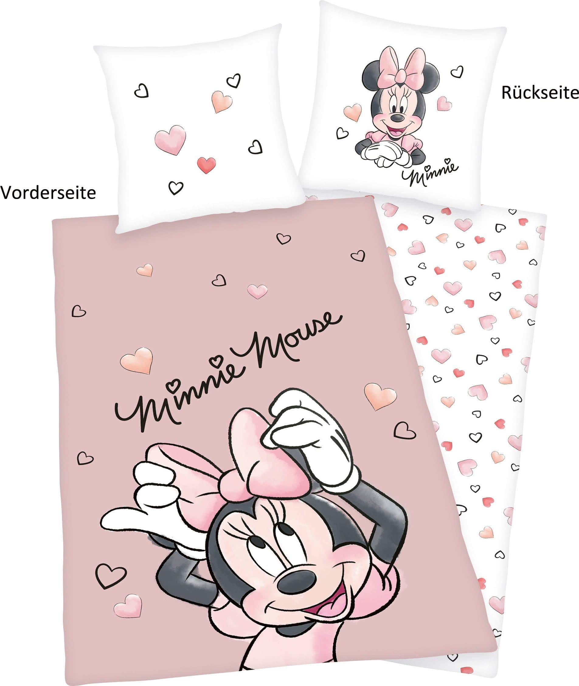 Disney Minnie Mouse Bettwäsche | Mehrfarbig