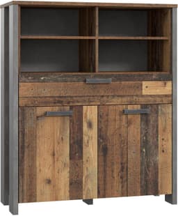 FORTE Highboard Clif | Holztöne