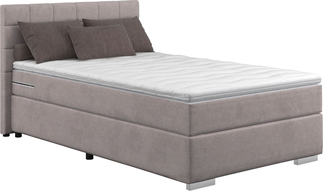 COTTA Boxspringbett Simba | Grau