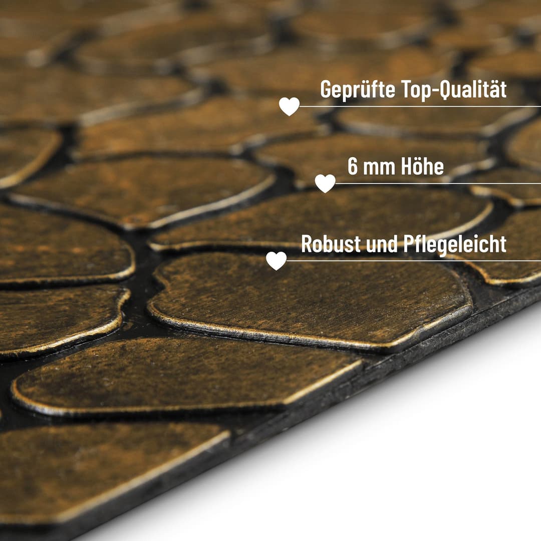 Wecon home Fußmatte Desert Pebble | Braun
