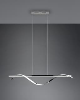 Reality Leuchten LED Pendelleuchte ISABEL | Silber