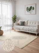 ELLE DECORATION Wollteppich Majoli | Beige 3