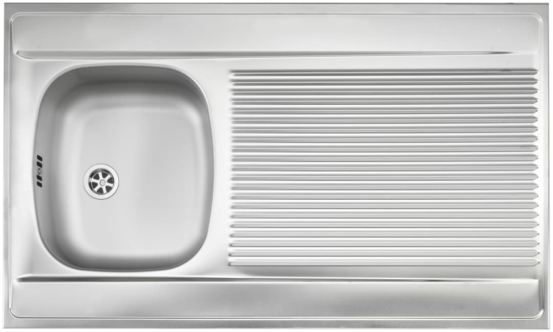 KOCHSTATION Spülenschrank KS-Elster Breite 100 cm | Weiß