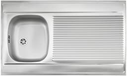 KOCHSTATION Spülenschrank KS-Elster Breite 100 cm | Weiß