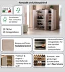 Home affaire Schuhschrank MISTER | Beige 3