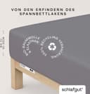 Schlafgut Spannbettlaken PURE | Grau 4