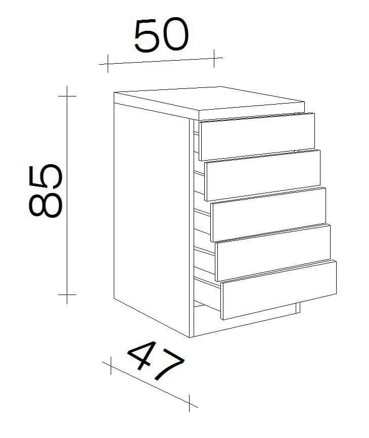 Flex-Well Unterschrank Bergen | Holztöne