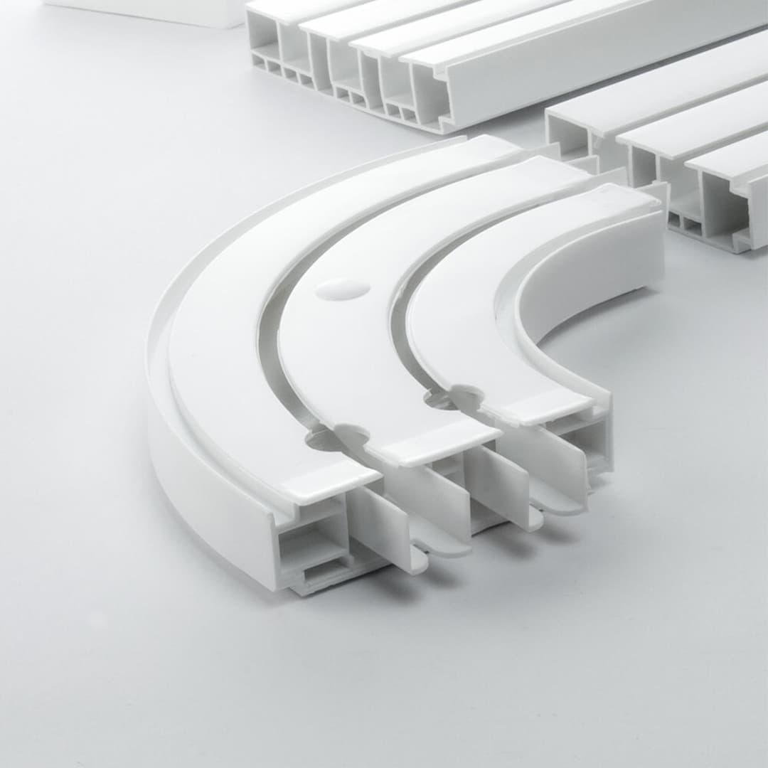 SN DECO GROUP Gardinenschiene Aussenbogen | Schwarz