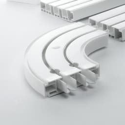 SN DECO GROUP Gardinenschiene Aussenbogen | Schwarz