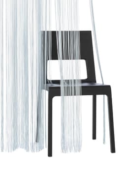 Weckbrodt Fadenvorhang Leon | Silber